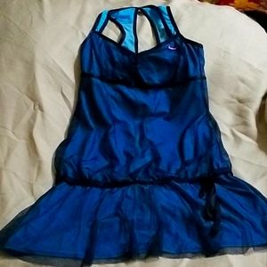 Nike Tennis dress with black overlay